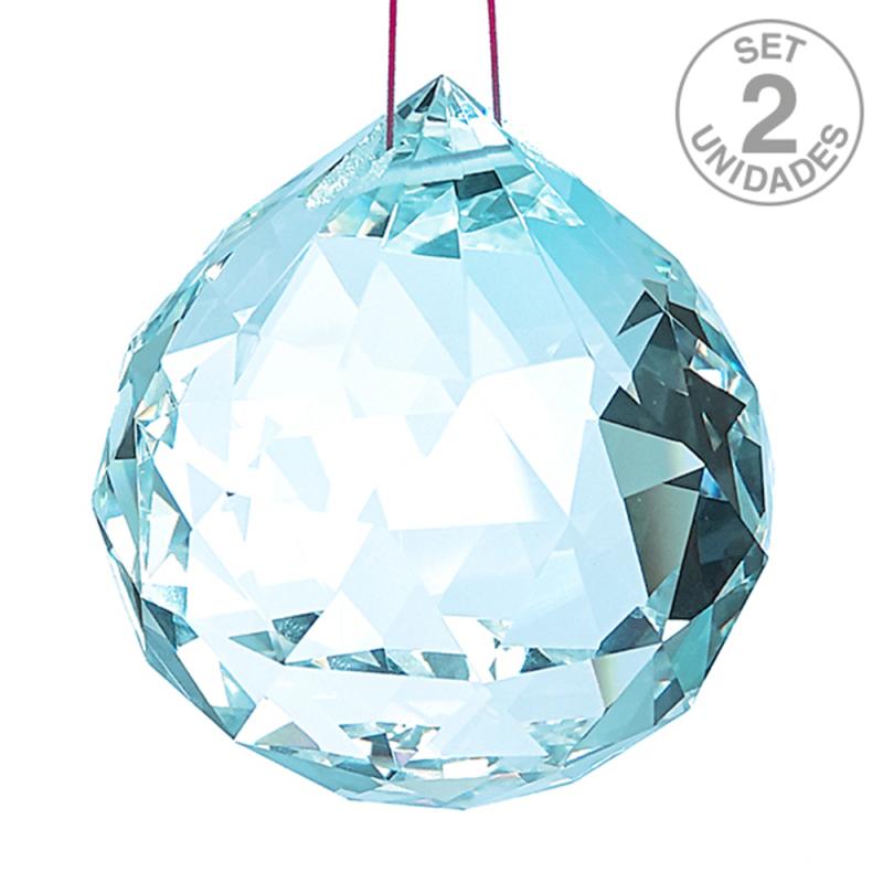 30mm Light Blue Feng Shui Ball