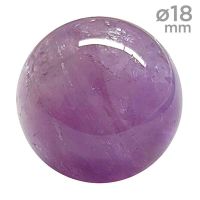 Bola Amatista 18mm. Set 10 uni.