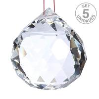 Bola Cristal 20mm.  Precio Set 5un.