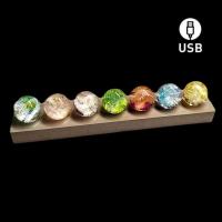 Lámpara 7 Bolas Colores (USB)