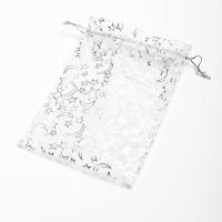 Bolsa Estrella Luna Plateada 10x12. (Pack 50 uni)