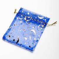 Bolsa sol/luna azul 9,5x14cm. Pack 50u.