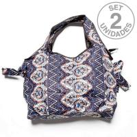 Bolso Tela estampado. Set 2un