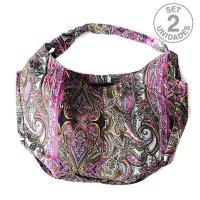 Bolso Tela Estampada. Set 2un