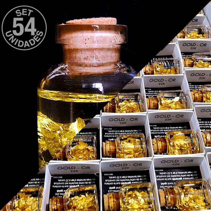 Gold Bottle. Set 54 un.