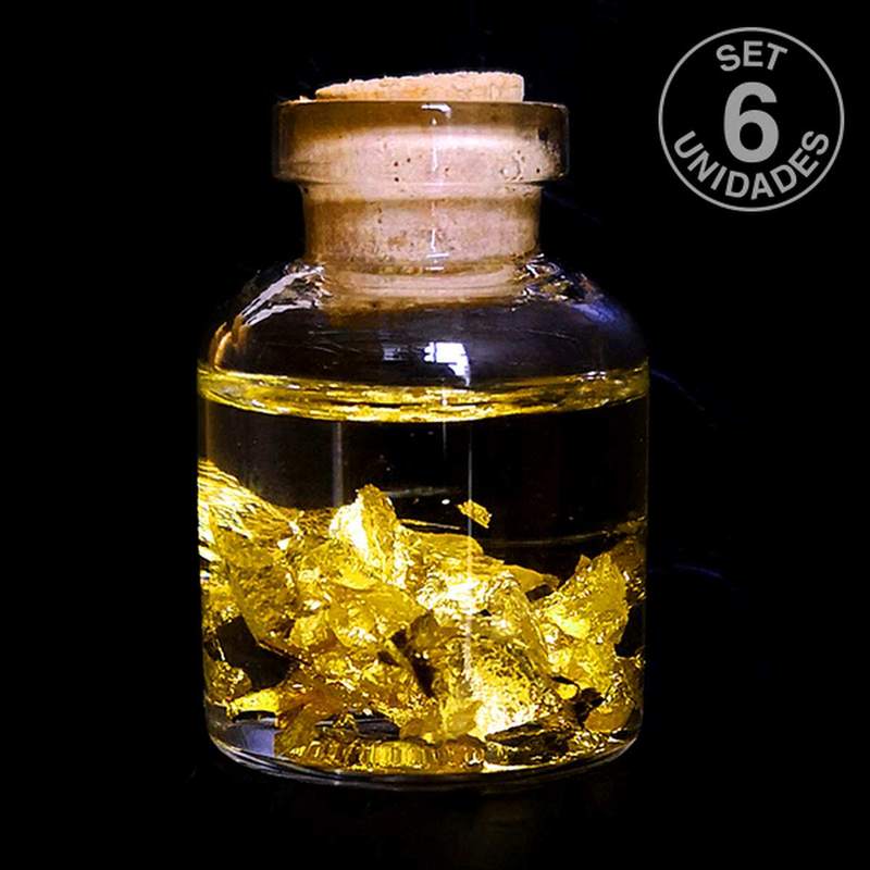 Gold Bottle. Set 6 uni.