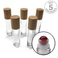 Botellitas Roll-on con bola mineral. Set 5un.