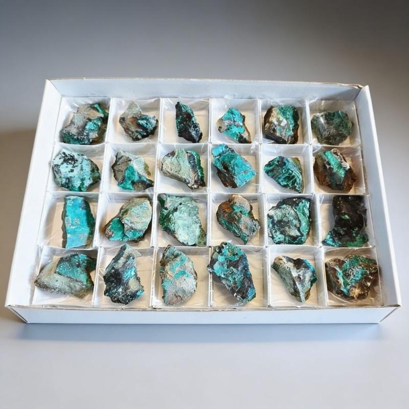 Brochantita (Chile). Lote 24 Un.