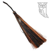 Escoba con símbolo Búho y Ojo de Tigre (50 cm).