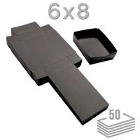 Caja Cartón Negra 6x8cm. (Pack 50 u.)