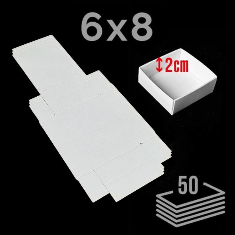 Boîte Carton 6x8x2cm (Pack 50 u.)