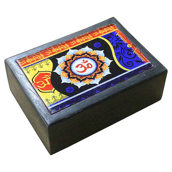 Caja de Madera Om