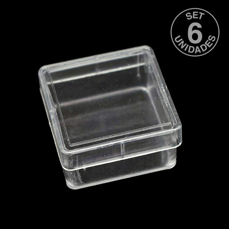 Caja Plástico 40x40x20 mm. Set 6UN