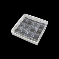 Caja Plástico 30x30x28mm. Base negra (16 un.)
