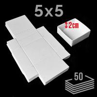 Caja cartón 5x5x2cm. (Pack 50 u.)