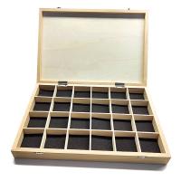 Caja Madera Expositor (40,5x 28,3x5cm./24depts)