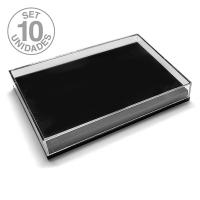 Caja de plástico 85x60x12mm. Set 10un.