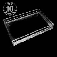 Caja de plástico 85x60x12mm. Set 10un.