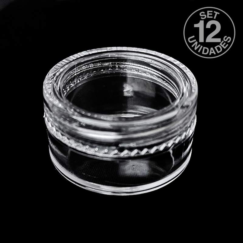 Caja Plástico. ø30mm x H15mm (Set 12u.)
