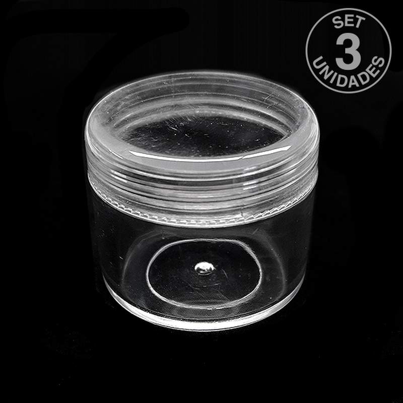 Caja Plástico. ø40mm x H30mm (Set 3u.)
