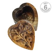 Cajitas Corazón Esteatita (6u.)