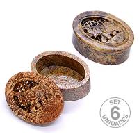 Cajitas Esteatita (6u.)