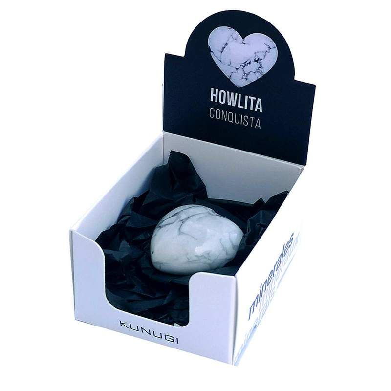Howlite Heart Box.