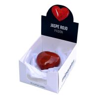 Cajita Corazón Jaspe Rojo.