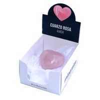 Cajita Corazón Cuarzo Rosa.