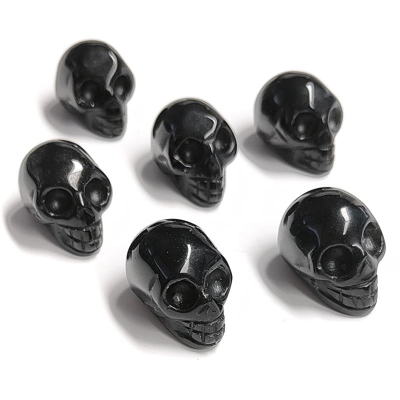 Cráneos Ónix. Set 6 Un.