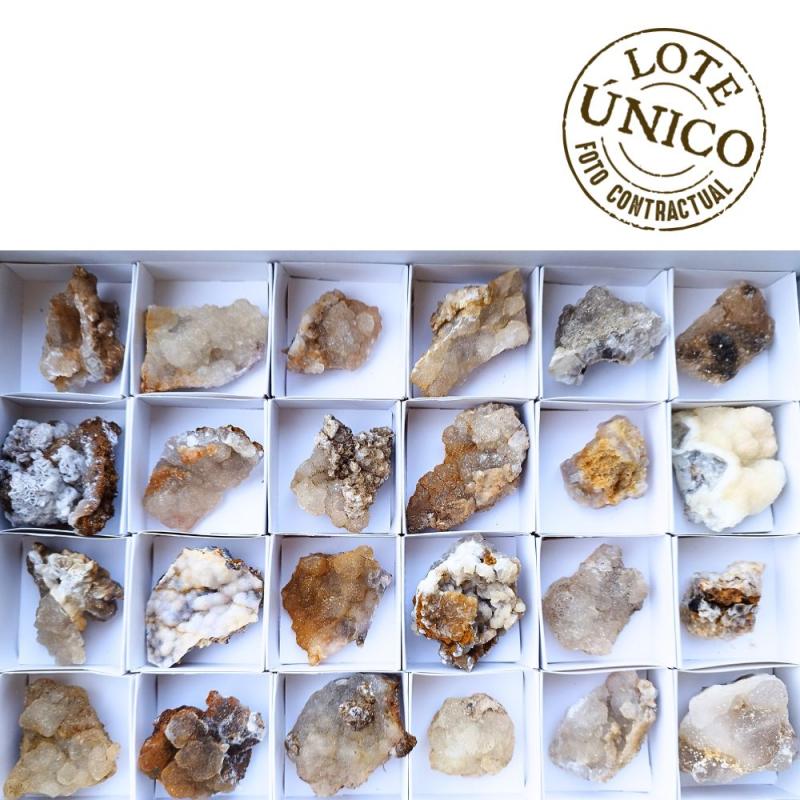 Calcedonia Drusa (Murcia, España). Lote 24 Un.