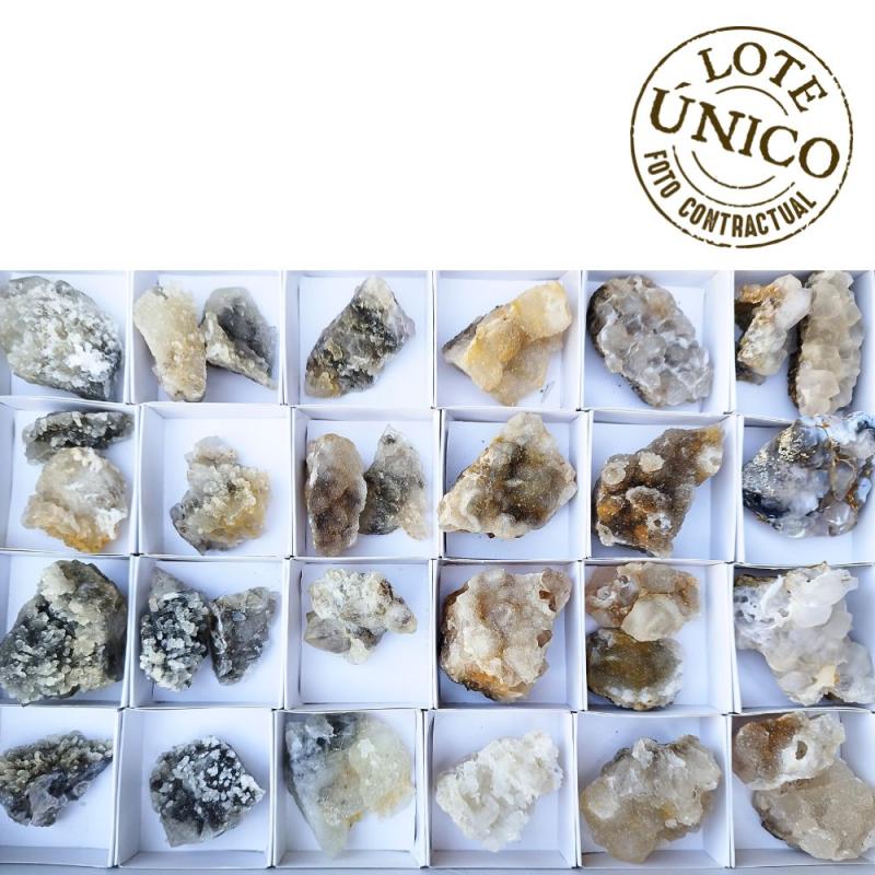 Calcedonia Drusa (Murcia, España). Lote 24 Un.