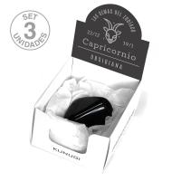 Cajita Capricornio Obsidiana. Set 3 Un.