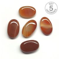Carnelian Oval form 12-20mm (set 5 un)