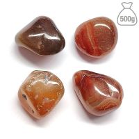 Carneola Rodado Mediano. Bolsa 500g