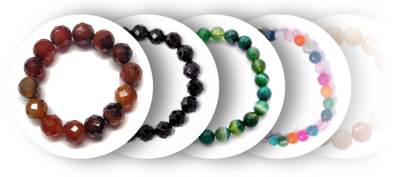 Pulsera Agata Facetada