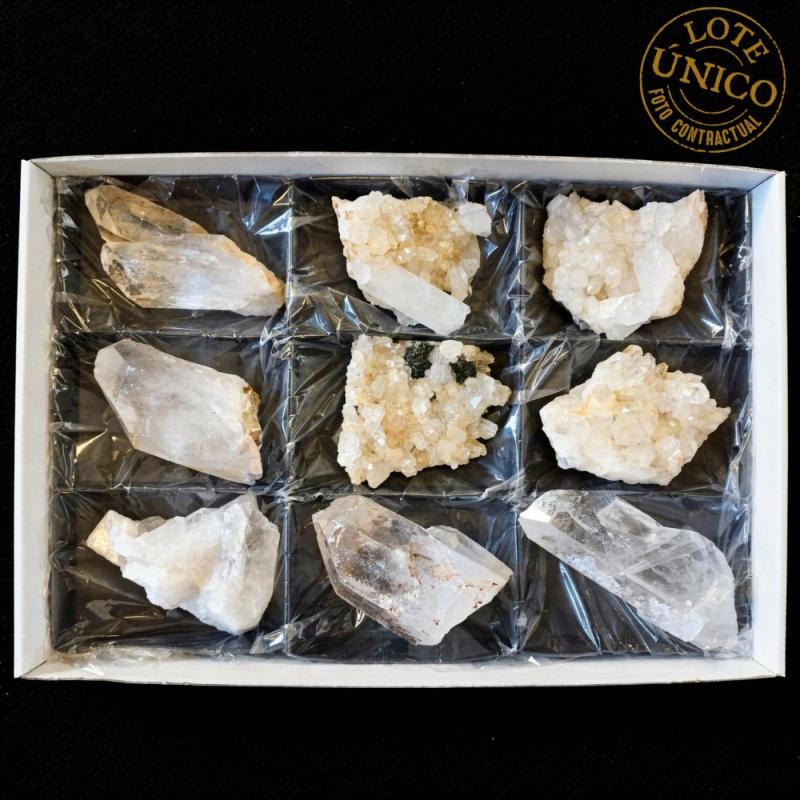 Drusas Cristal de Roca. Lote 9 Un.