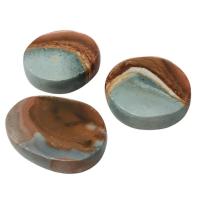 Chakra Jaspe Orbicular (Rodado Plano). Set 3 Un.