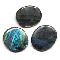 Labradorite Chakra (Tumbled Flat). Set 3 un.