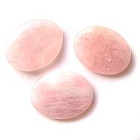 Rose Quartz Chakra (Tumbled Flat). Set 3un.