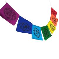 Banderines Chakras pequeños (11x11cm)