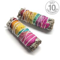 Salvia Pétalos Chakras 10cm (set 10un)