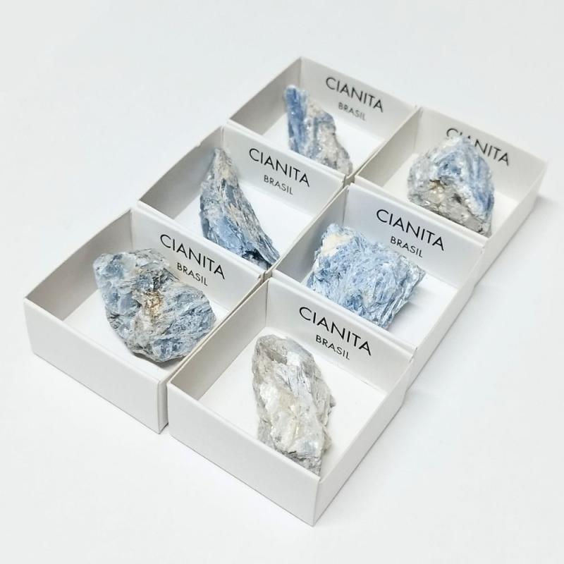 Cianita. Set 6 unidades