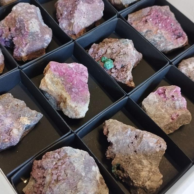 Cobaltocalcita. Lote 18 Un.