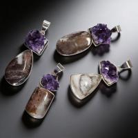 Colgante Amatista Lodolita.