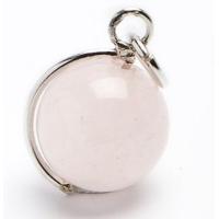 Rose Quartz 12mm Ball Pendant