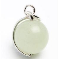 Colgante Bola Jade Verde 18mm
