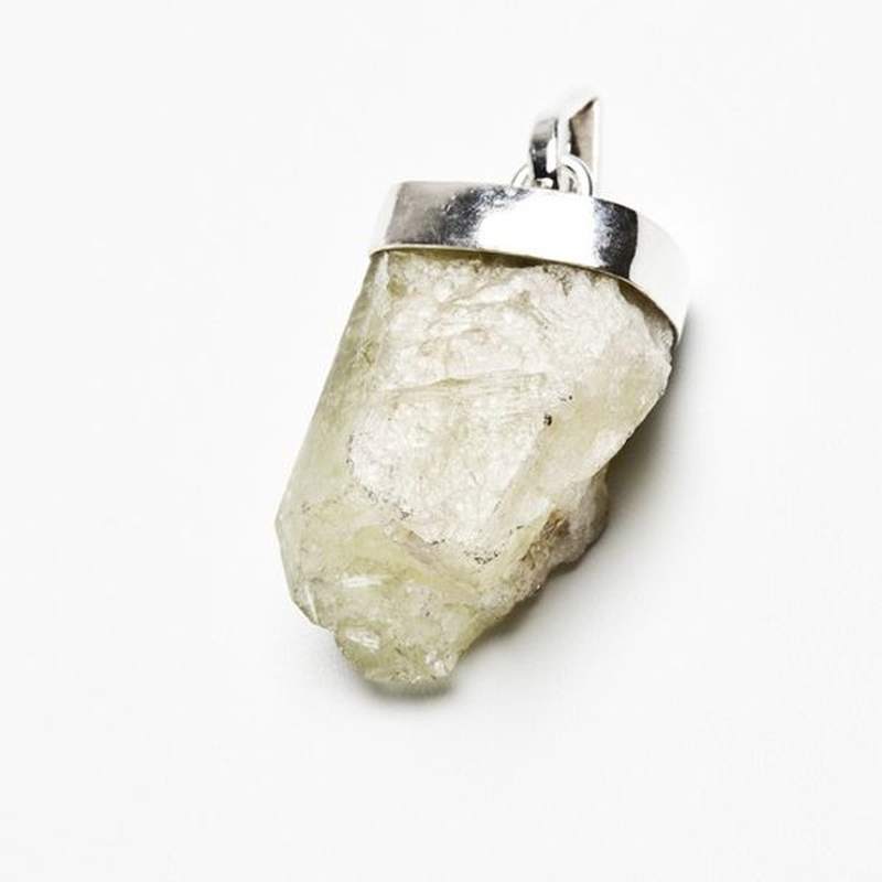 Pendentif Brasilianite Argenté