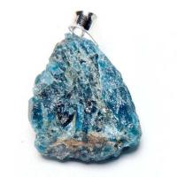 Colgante Bruto Apatito Azul