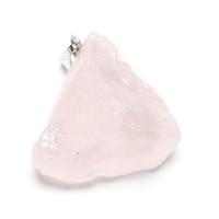 Colgante Bruto Cuarzo Rosa